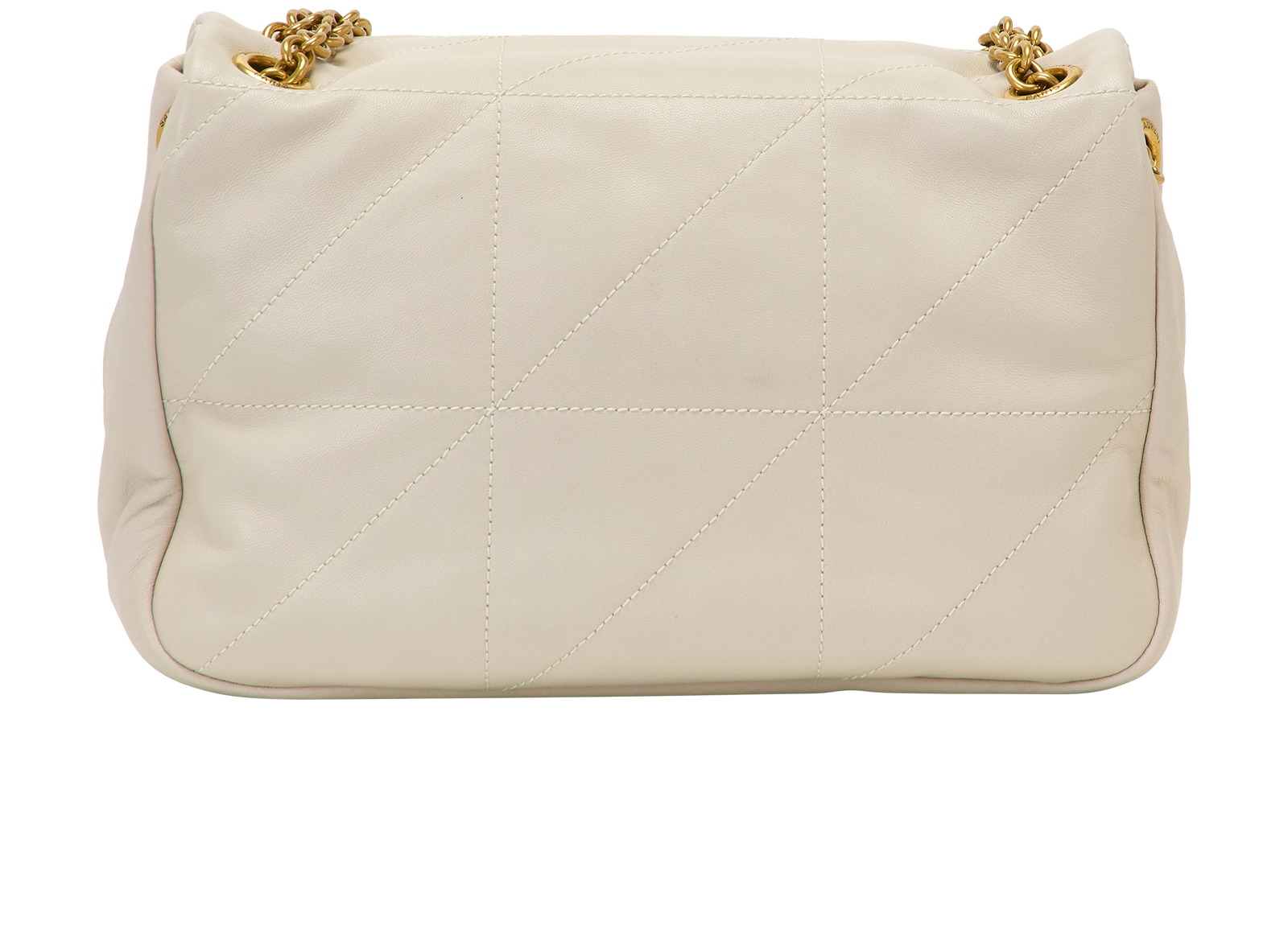 Small Jamie 4.3 Flap, &pound;1,200, Handbags, Cream, Leather, Back view